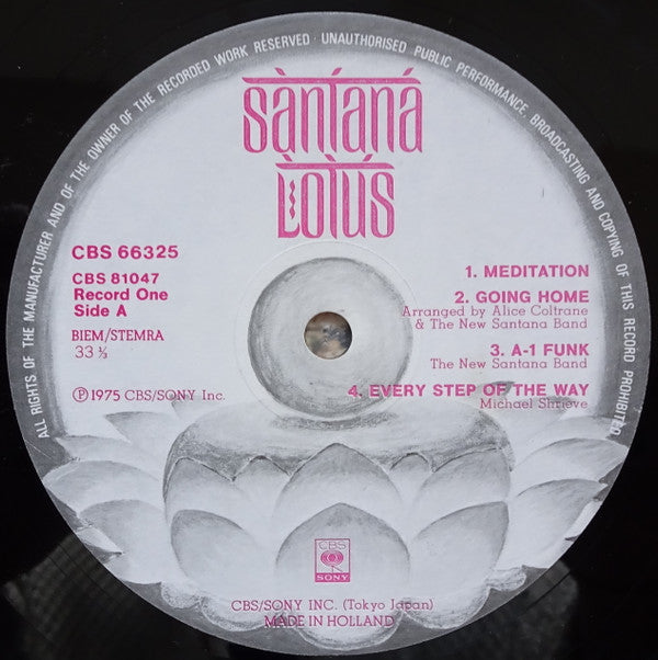 Santana ~ Lotus (Vinyl) - Djungel & Jazz