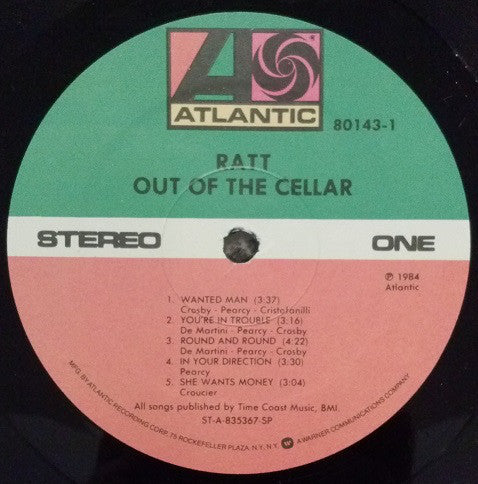 Ratt ~ Out Of The Cellar (Vinyl) - Djungel & Jazz