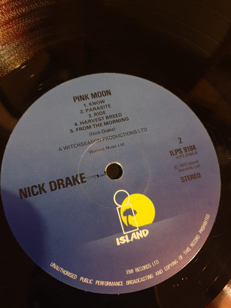 Nick Drake ~ Pink Moon (Vinyl) - Djungel & Jazz
