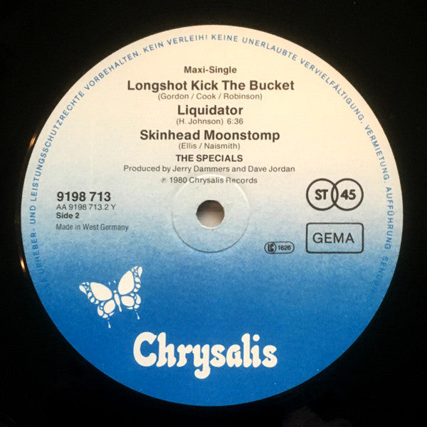The Special A.K.A.* Featuring Rico* : Too Much Too Young (12", Maxi)