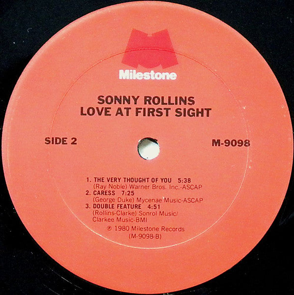 Sonny Rollins ~ Love At First Sight (Vinyl) - Djungel & Jazz