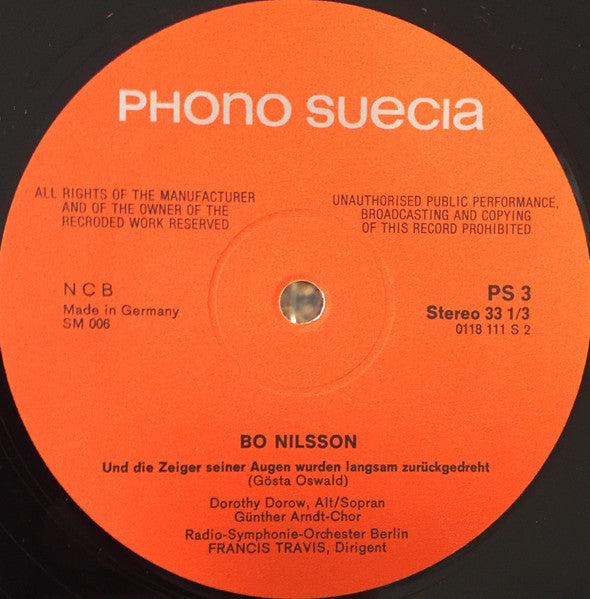 Bo Nilsson ~ Brief An Gösta Oswald (Vinyl) - Djungel & Jazz