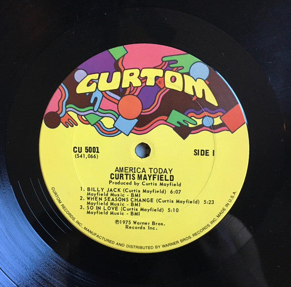 Curtis Mayfield : There's No Place Like America Today (LP, Album, San)