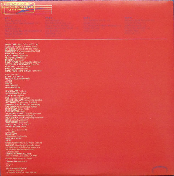 Frank Zappa ~ You Are What You Is (Vinyl) - Djungel & Jazz