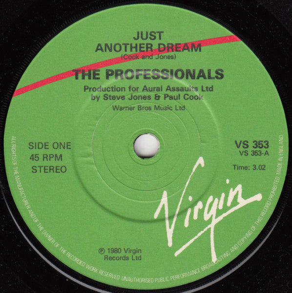 The Professionals (7) : Just Another Dream (7", Single)