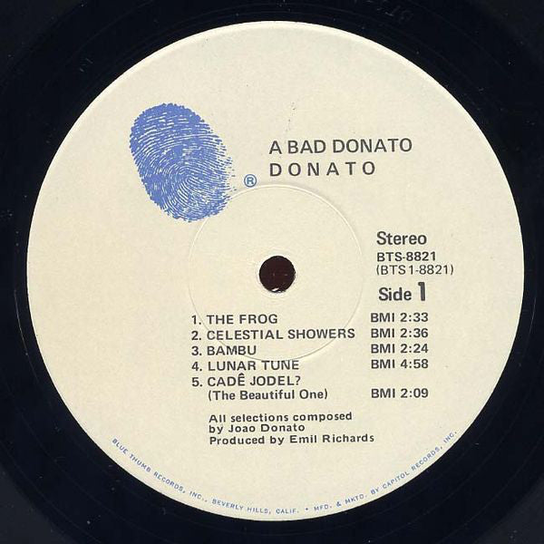 João Donato ~ A Bad Donato (Vinyl) - Djungel & Jazz