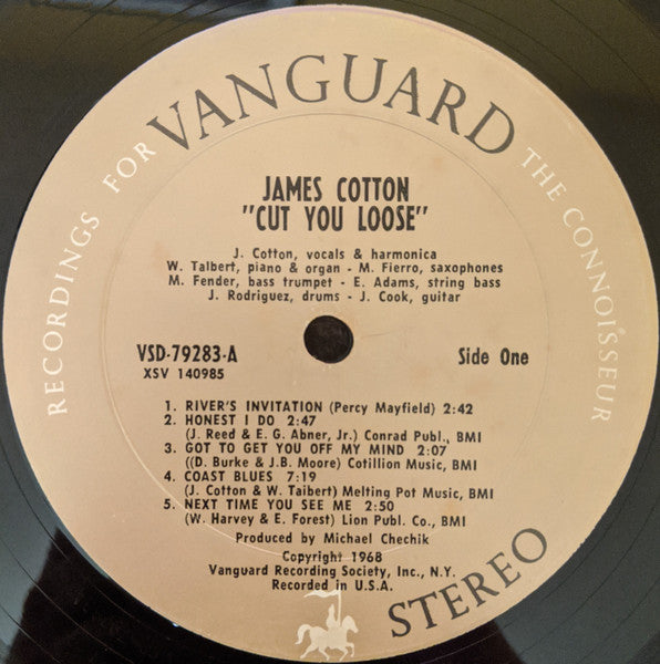 James Cotton : Cut You Loose! (LP, Album)