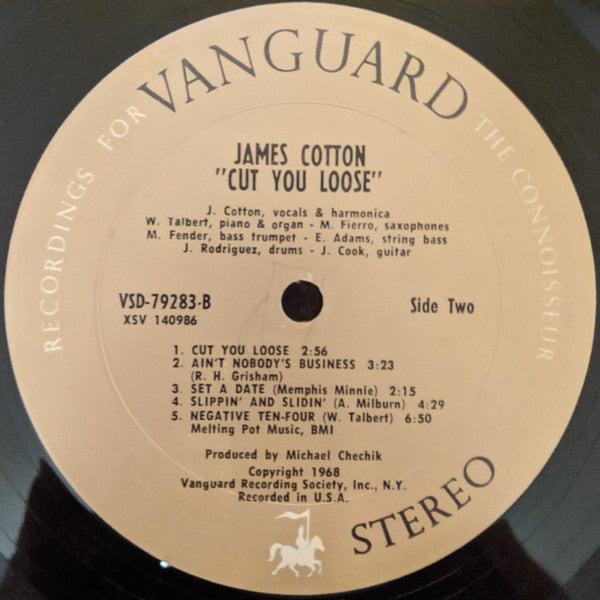 James Cotton : Cut You Loose! (LP, Album)