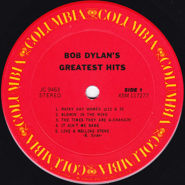 Bob Dylan : Bob Dylan's Greatest Hits (LP, Comp, RE, San)