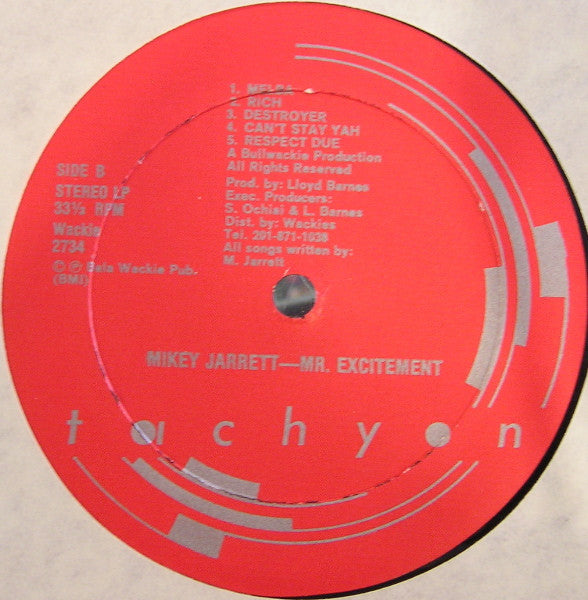 Mikey Jarrett : Mr. Excitement (LP, Album)