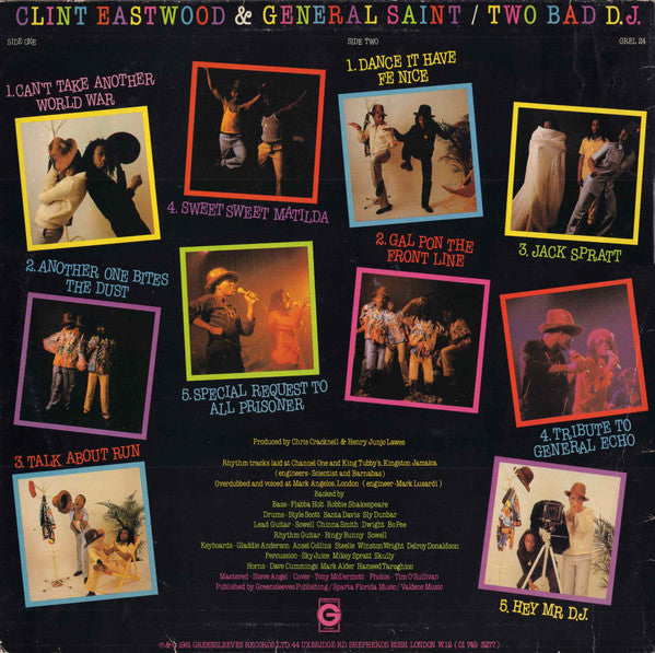Clint Eastwood And General Saint ~ Two Bad D.J. (Vinyl) - Djungel & Jazz