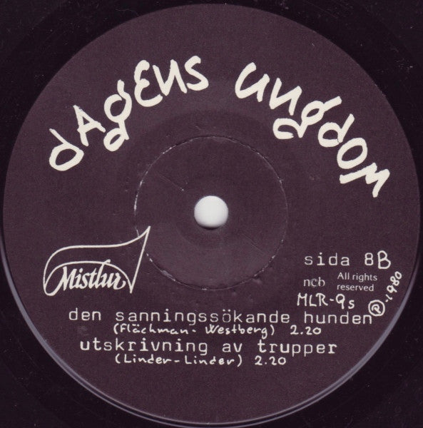 Dagens Ungdom ~ Den Sanningssökande Hunden (Vinyl) - Djungel & Jazz