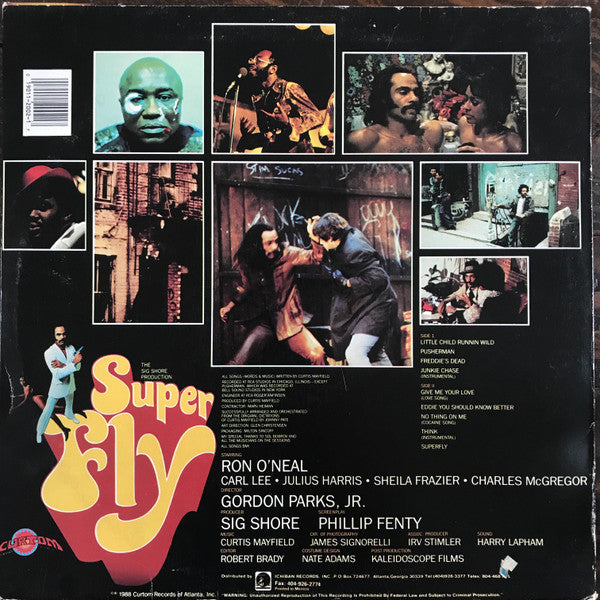 Curtis Mayfield : Super Fly (LP, Album, RE)