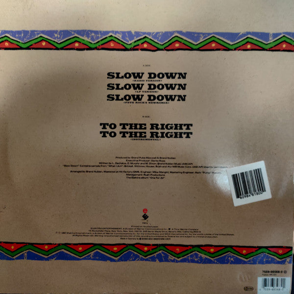 Brand Nubian ~ Slow Down (Vinyl) - Djungel & Jazz