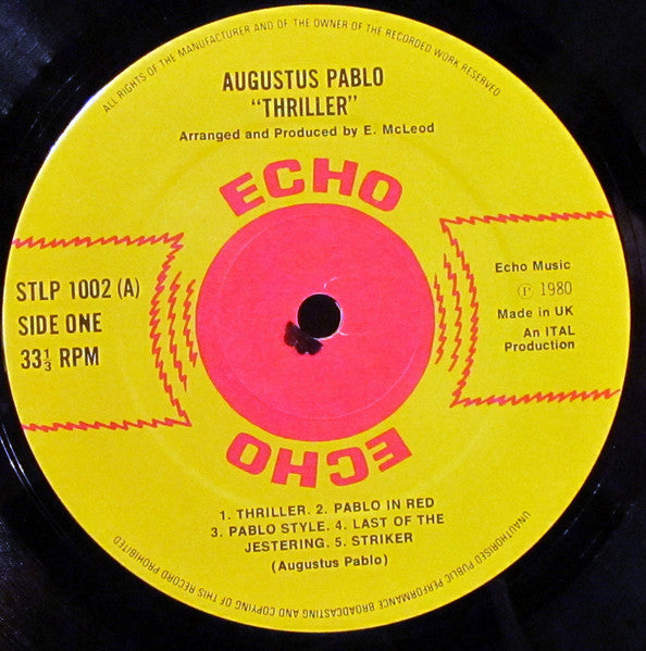 Augustus Pablo : Thriller (LP, Album, RE)