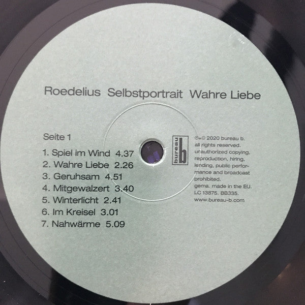 Roedelius ~ Selbstportrait Wahre Liebe (Vinyl) - Djungel & Jazz