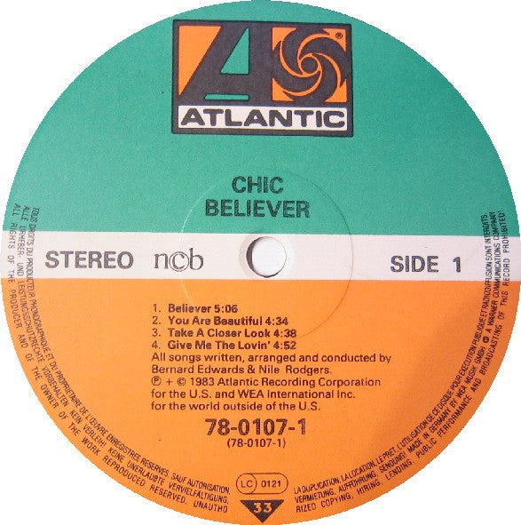 Chic ~ Believer (Vinyl) - Djungel & Jazz