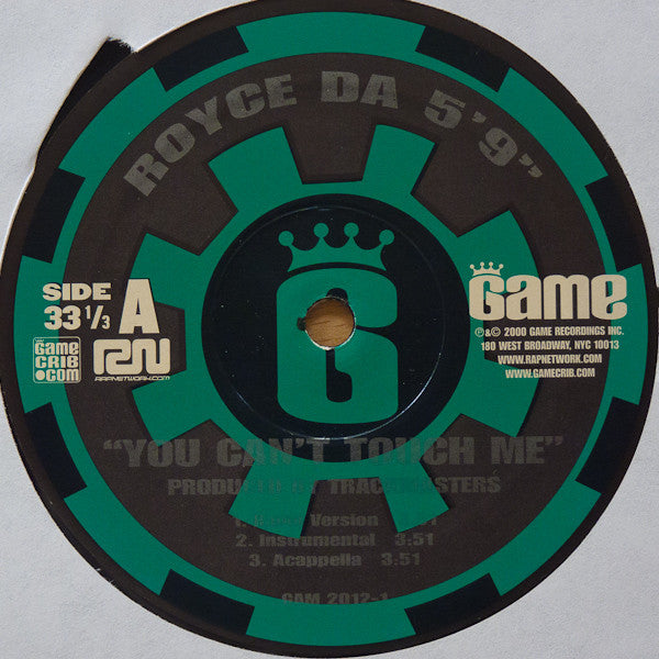 Royce Da 5'9" ~ You Can't Touch Me / D-Elite (Vinyl) - Djungel & Jazz