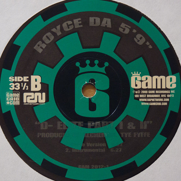 Royce Da 5'9" ~ You Can't Touch Me / D-Elite (Vinyl) - Djungel & Jazz