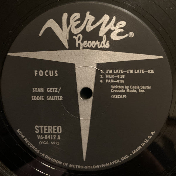 Stan Getz / Eddie Sauter : Focus (LP, Album, Gat)