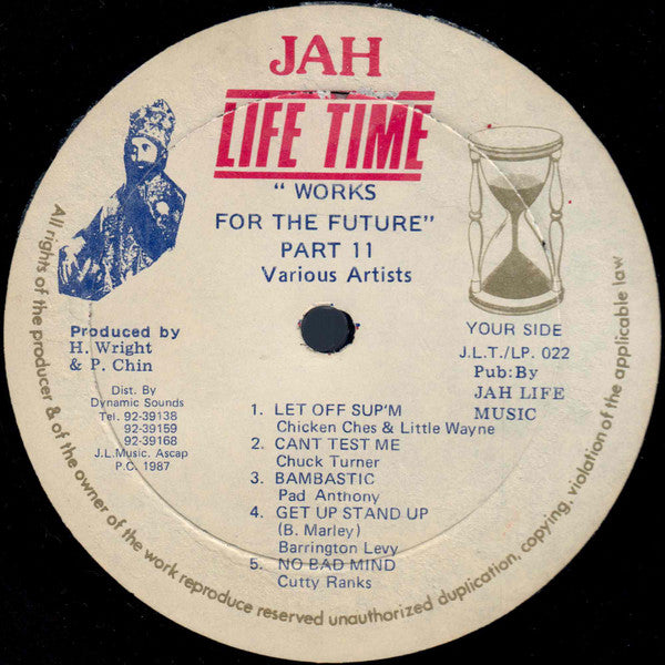 Various : Jah Life Time Presents Works For The Future Pt. 2 (LP, Comp)