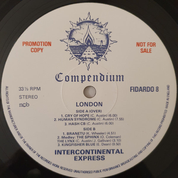 Intercontinental Express, Joe Gallivan, Charles Austin  ~ London (Vinyl) - Djungel & Jazz