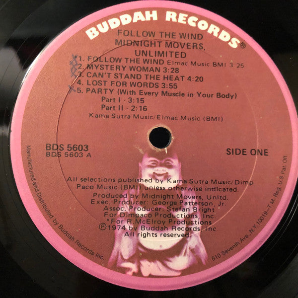 Midnight Movers Unlimited ~ Follow The Wind (Vinyl) - Djungel & Jazz