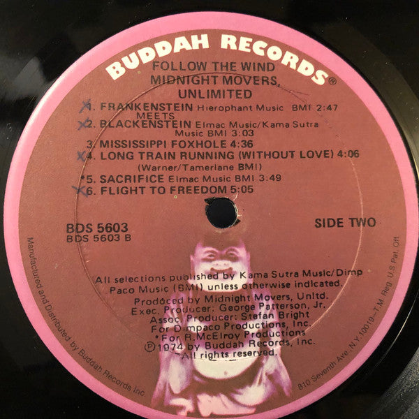 Midnight Movers Unlimited ~ Follow The Wind (Vinyl) - Djungel & Jazz