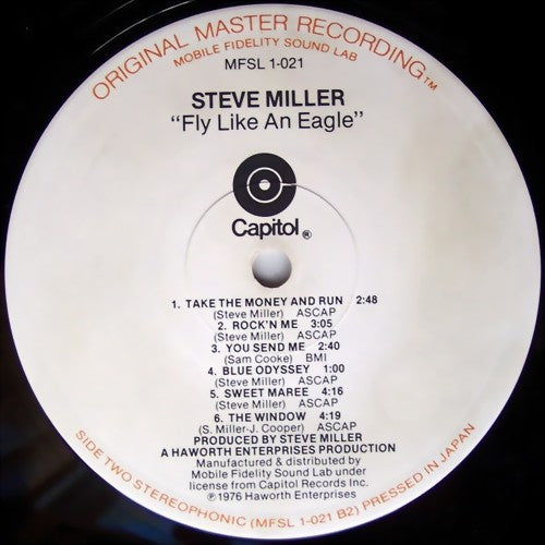 Steve Miller Band ~ Fly Like An Eagle (Vinyl) - Djungel & Jazz