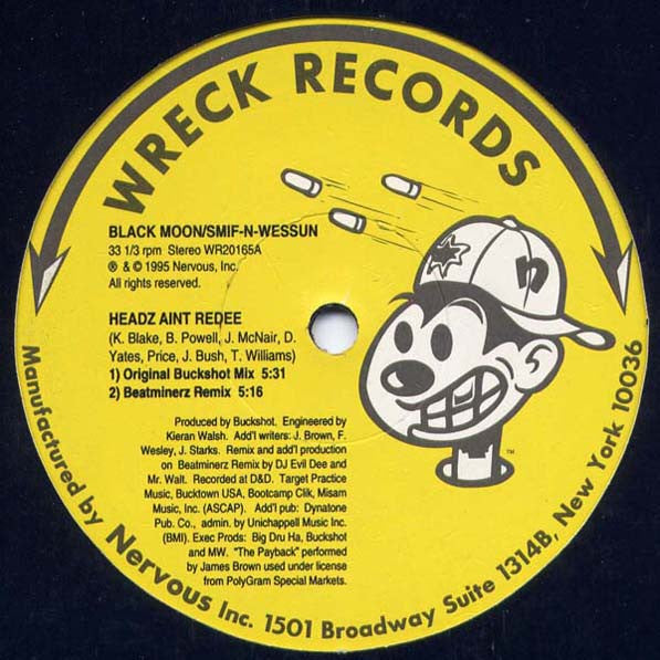 Black Moon : Headz Aint Redee / Black Smif-N-Wessun (12", RP)