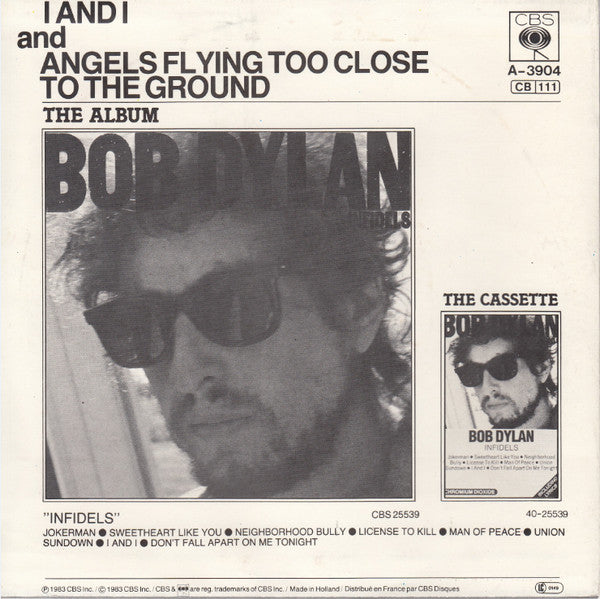 Bob Dylan ~ I And I / Angel Flying Too Close To The Ground (Vinyl) - Djungel & Jazz