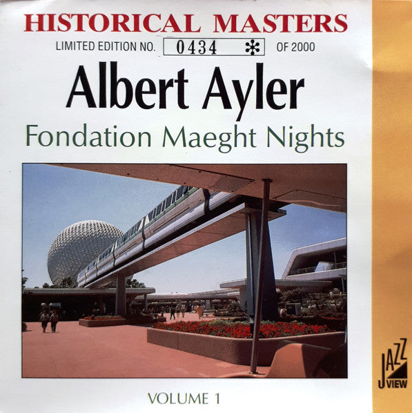 Albert Ayler ~ Fondation Maeght Nights - Volume 1 (Vinyl) - Djungel & Jazz