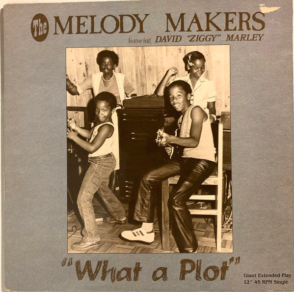The Melody Makers Featuring David Marley : What A Plot / Children Playing In The Street (12", Maxi)