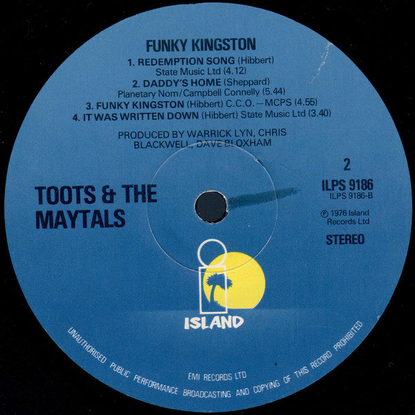 Toots & The Maytals ~ Funky Kingston (Vinyl) - Djungel & Jazz