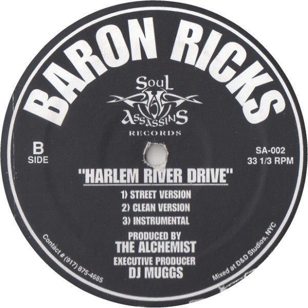Baron Ricks Featuring Cypress Hill & Self Scientific ~ Rags To Riches / Harlem River Drive (Vinyl) - Djungel & Jazz