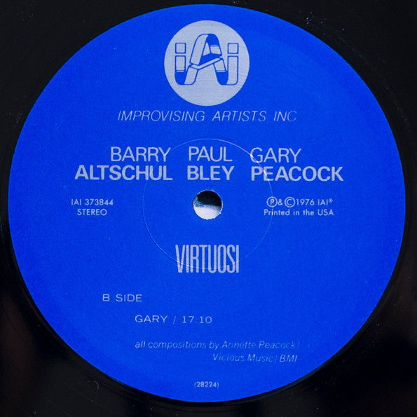 Barry Altschul, Paul Bley, Gary Peacock : Virtuosi (LP, Album)