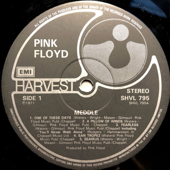 Pink Floyd ~ Meddle (Vinyl) - Djungel & Jazz