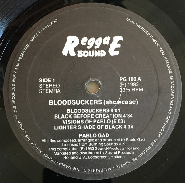 Pablo Gad : Bloodsuckers (Showcase) (LP, Comp)