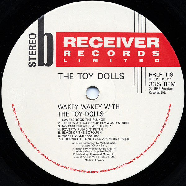 Toy Dolls ~ Wakey Wakey! (Vinyl) - Djungel & Jazz
