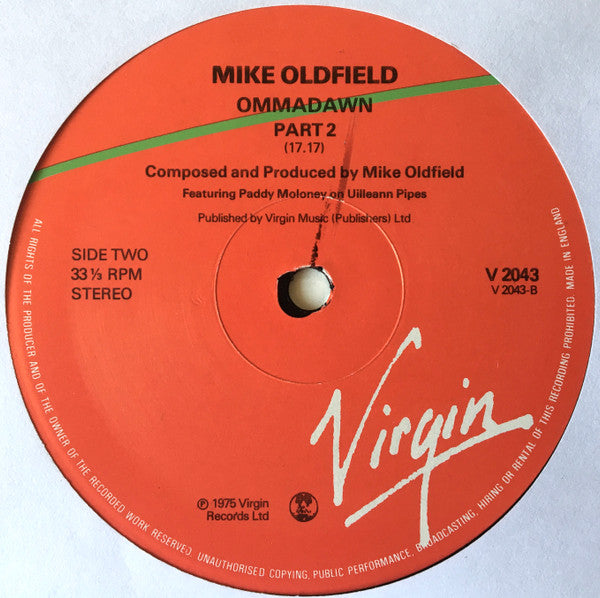 Mike Oldfield ~ Ommadawn (Vinyl) - Djungel & Jazz