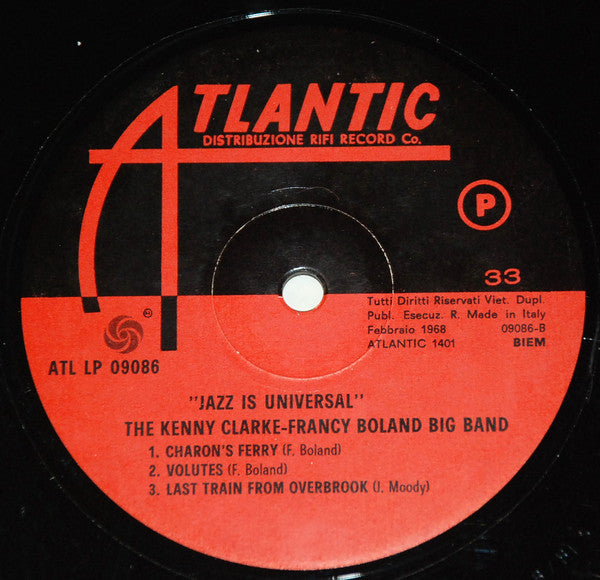 The Kenny Clarke Francy Boland Big Band ~ Jazz Is Universal (Vinyl) - Djungel & Jazz