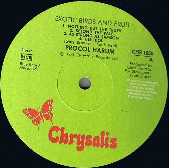 Procol Harum ~ Exotic Birds And Fruit (Vinyl) - Djungel & Jazz