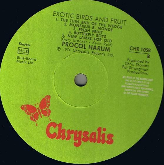 Procol Harum ~ Exotic Birds And Fruit (Vinyl) - Djungel & Jazz