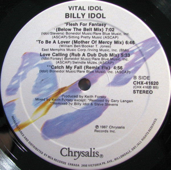 Billy Idol : Vital Idol (LP, Album, Comp, RE)