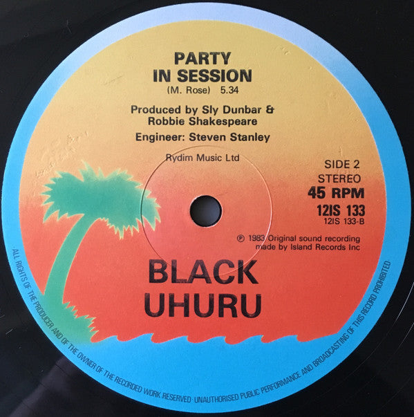 Black Uhuru : Party Next Door (12")