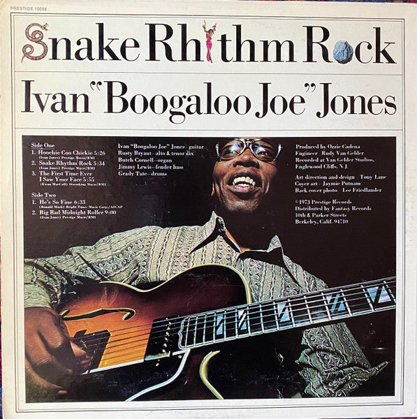 Ivan "Boogaloo Joe" Jones ~ Snake Rhythm Rock (Vinyl) - Djungel & Jazz