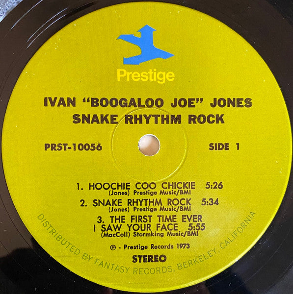 Ivan "Boogaloo Joe" Jones ~ Snake Rhythm Rock (Vinyl) - Djungel & Jazz