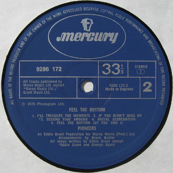 Pioneers ~ Feel The Rhythm (Vinyl) - Djungel & Jazz