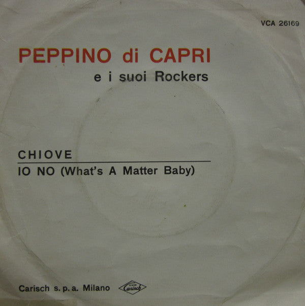 Peppino Di Capri E I Suoi Rockers ~ Chiove (Vinyl) - Djungel & Jazz