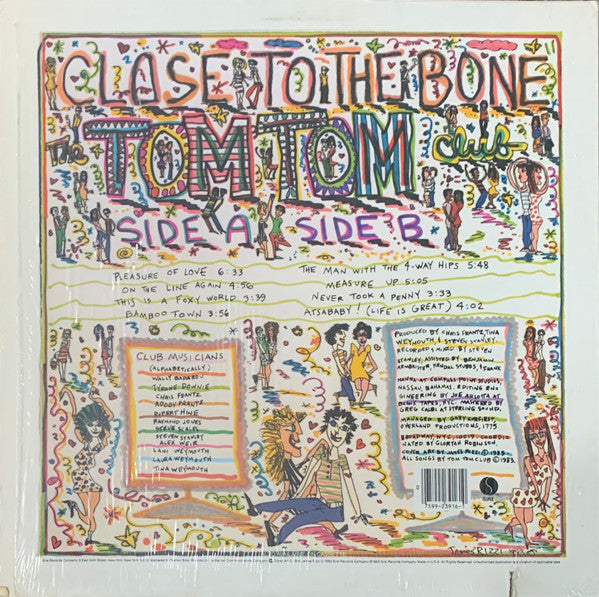 Tom Tom Club ~ Close To The Bone (Vinyl) - Djungel & Jazz